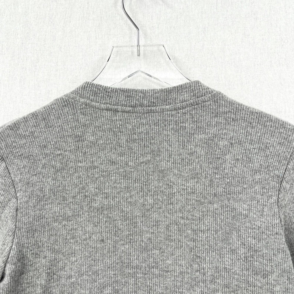ENZA COSTA Sweater Womens Medium Gray Cropped Long Sleeve Open Cardigan NEW - Picture 4 of 9